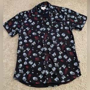 men's formal collared shirt with short sleeves